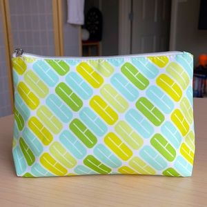 Clinique Signature Makeup Travel Bag, Yellow/Lime green/dark green